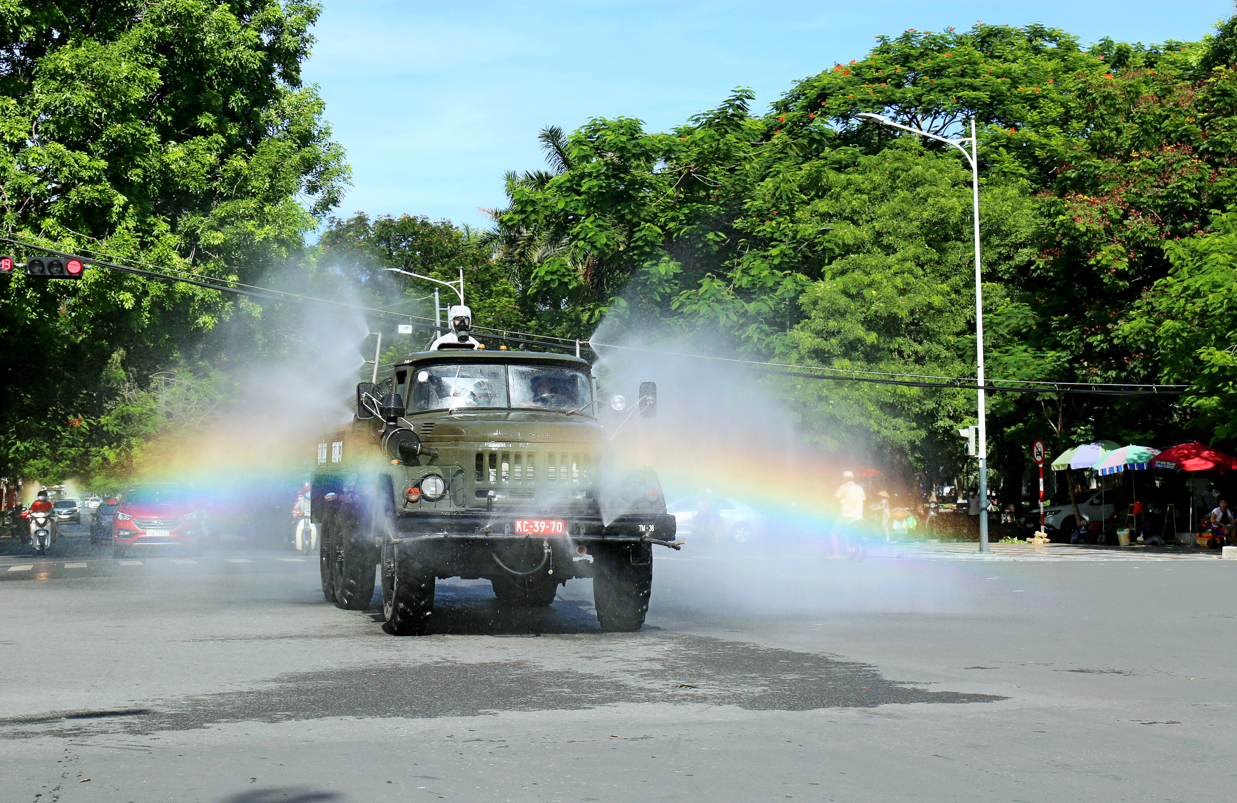 Tiêu độc, khử khuẩn trên địa bàn thành phố Hải Phòng